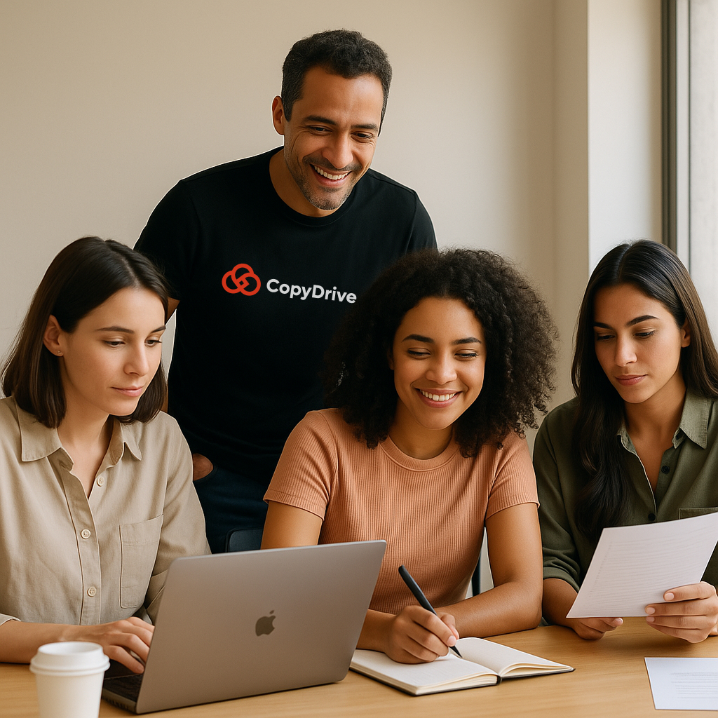 Ilustração da plataforma CopyDrive